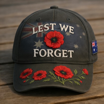 ❤️Best Gift For Father 🌺 Lest We Forget Remembrance Memorial Cap🎁Buy 2 Free Shipping