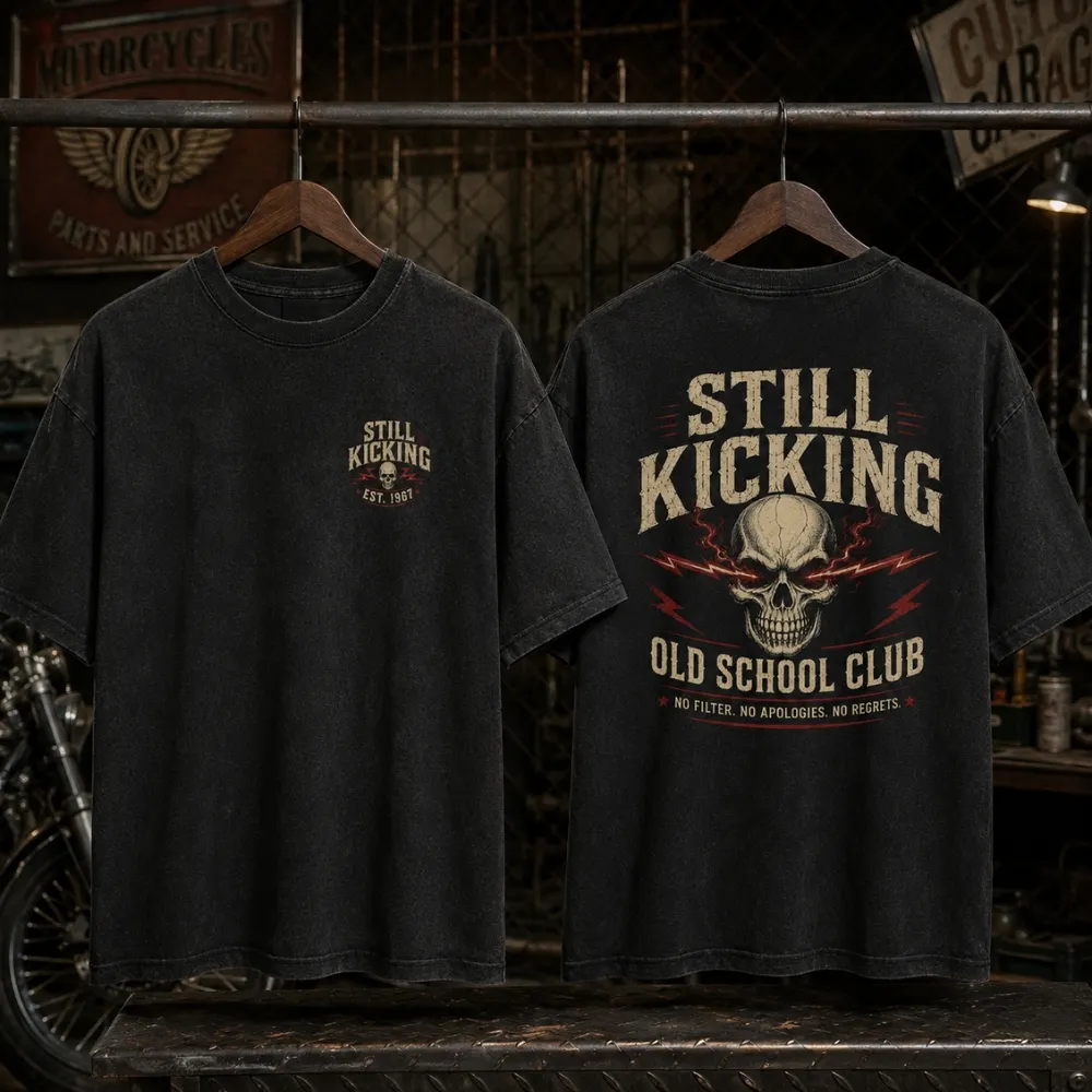 STILL KICKING™ Custom Year Shirt | Old School Club