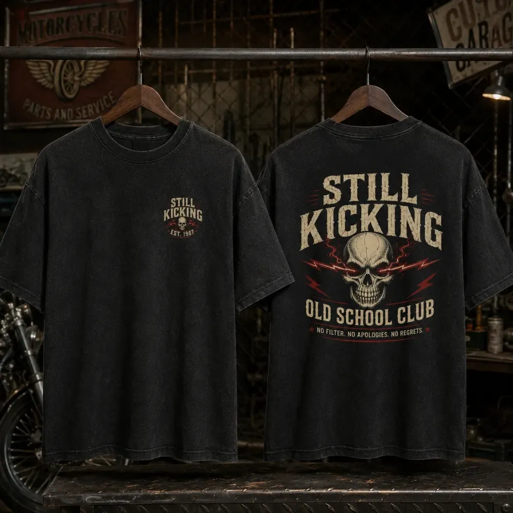 STILL KICKING™ Custom Year Shirt | Old School Club