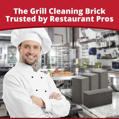 Heavy duty grill cleaning brick