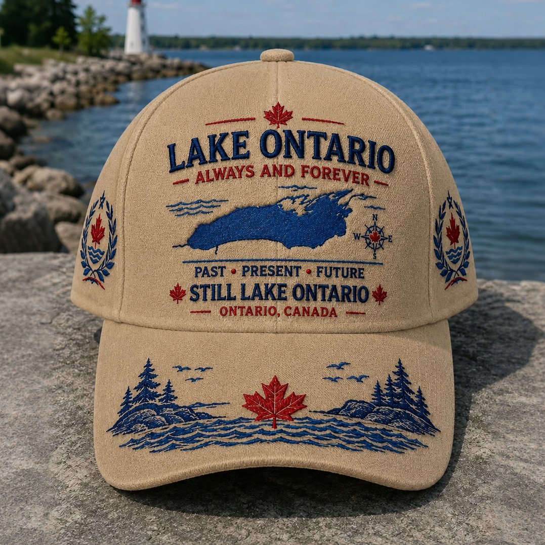  🍁Lake Ontario · Always and Forever — The Cap That Carries Your Lake Story (🧢100% Cotton)