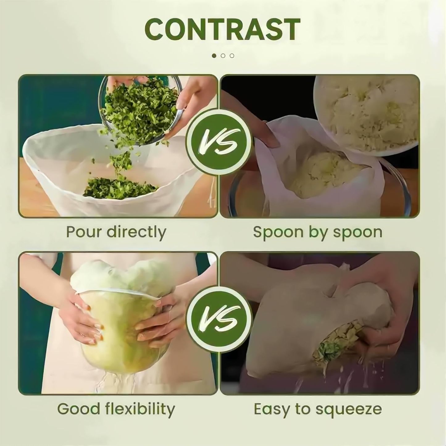 🏆 60K+ SOLD! 🌿✨ Food-Grade Nylon Filter Bag – Smooth Nut Milks, Juices & Easy Straining