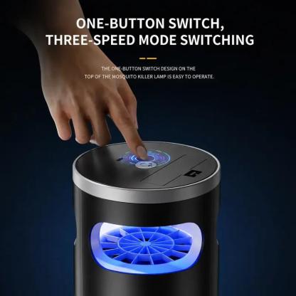🦟 50% OFF NOW!🔇 Indoor LED Bug Zapper – Bionic UV Light Trap & Night Light – Quiet & Safe for Bedroom – Chemical-Free Mosquito Killer 💡