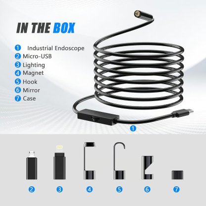🔥HOT SALE 49% OFF-🔎 Plug-and-Play Endoscope Camera - Direct Connection