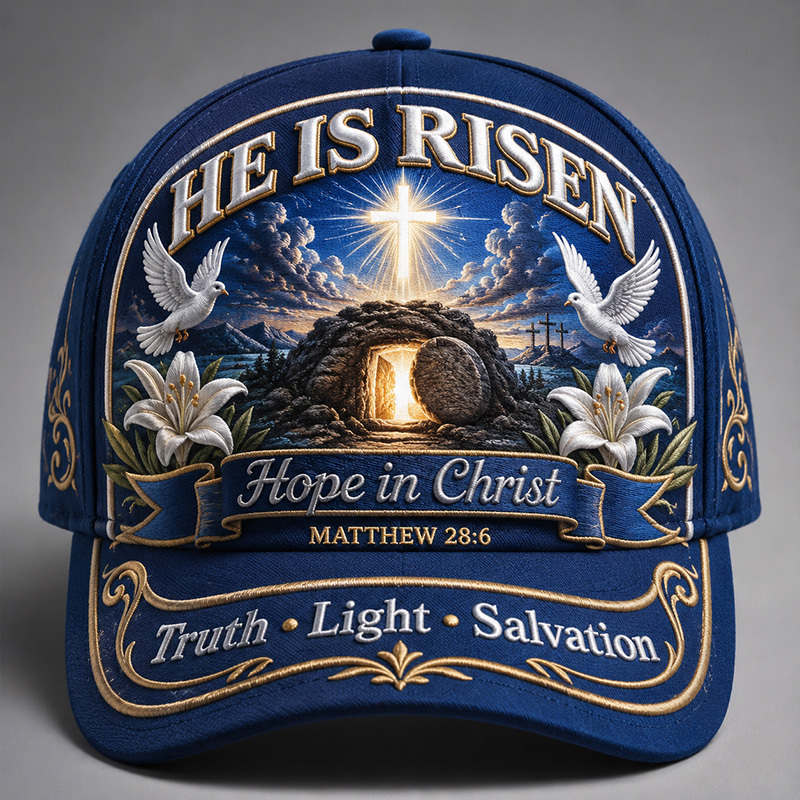 Faith Retro Art Print Baseball Cap