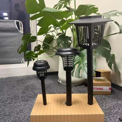 Solar Mosquito Zapper Light – Outdoor Garden Stake Lamp, UV Insect Killer & Solar Pathway Light