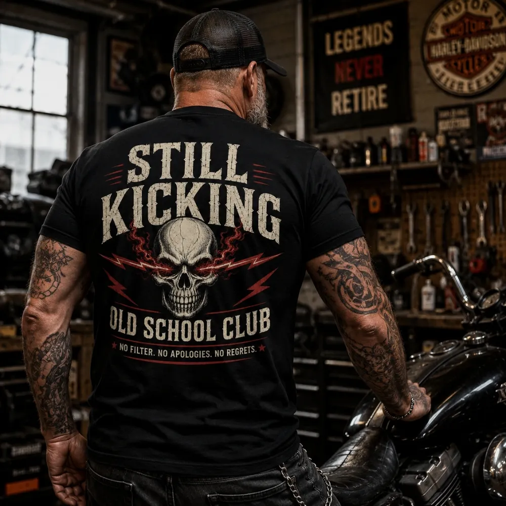 STILL KICKING™ Custom Year Shirt | Old School Club