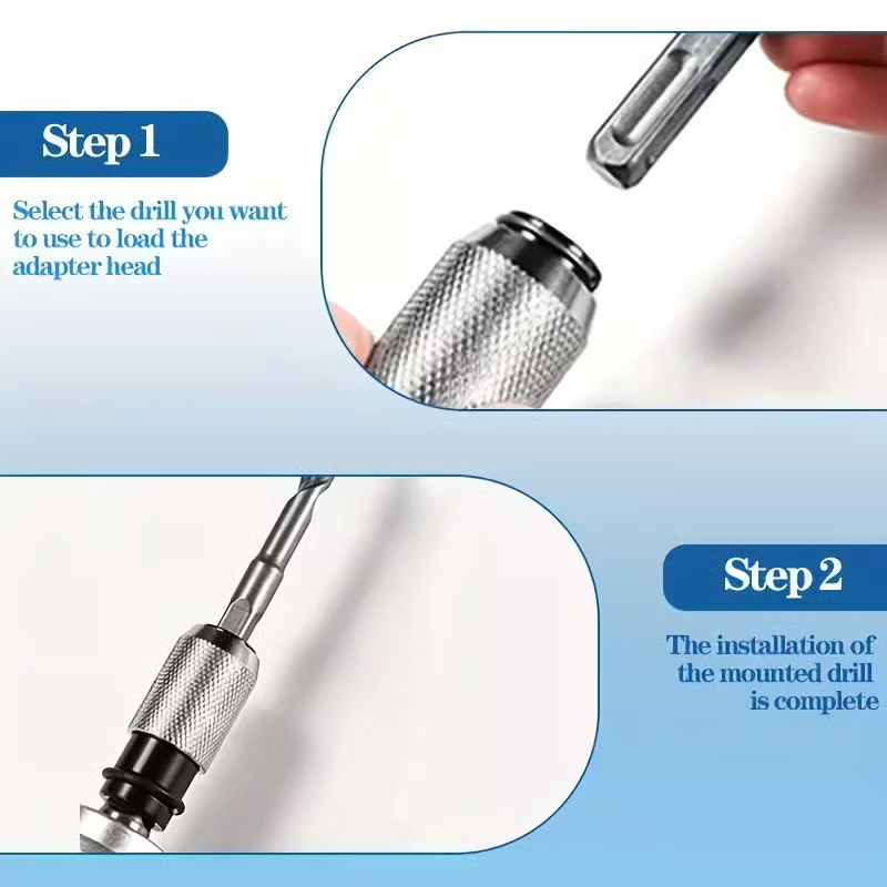 🔥Адаптер за перфоратор с комплект ударни свредла