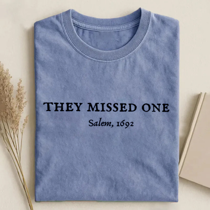 They Missed One Salem 1692 Witchy Aesthetic T-shirt