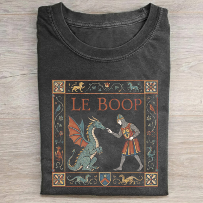 Le Boop Dragon Medieval T-Shirt