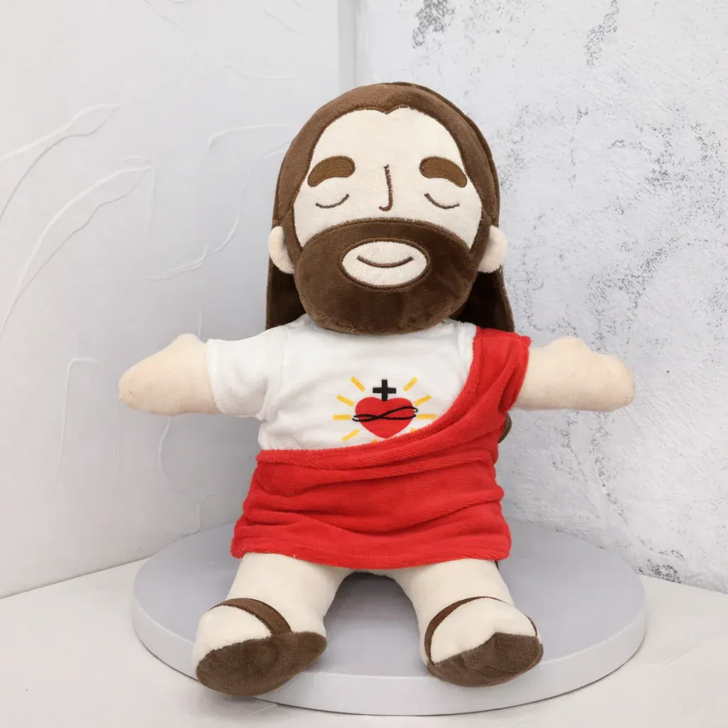Religious Plush Figure For Spiritual Decor And Gifting