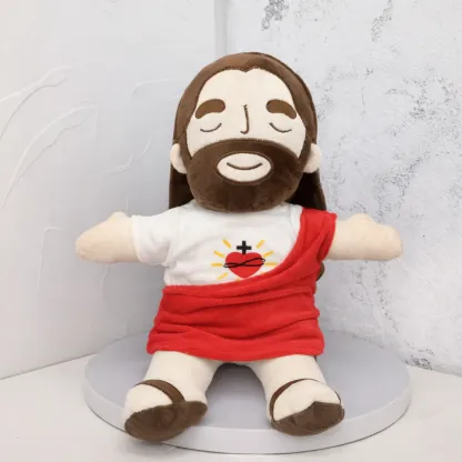 Religious Plush Figure For Spiritual Decor And Gifting
