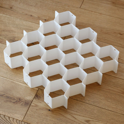🔥BUY MORE SAVE MORE—(1 SET=8 PCS)DIY Plastic Grid Honeycomb Drawer Divider