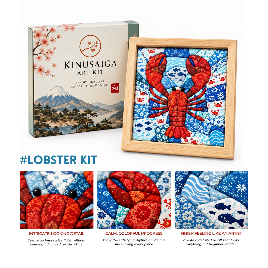 DIY Fabric Mosaic Art Kit