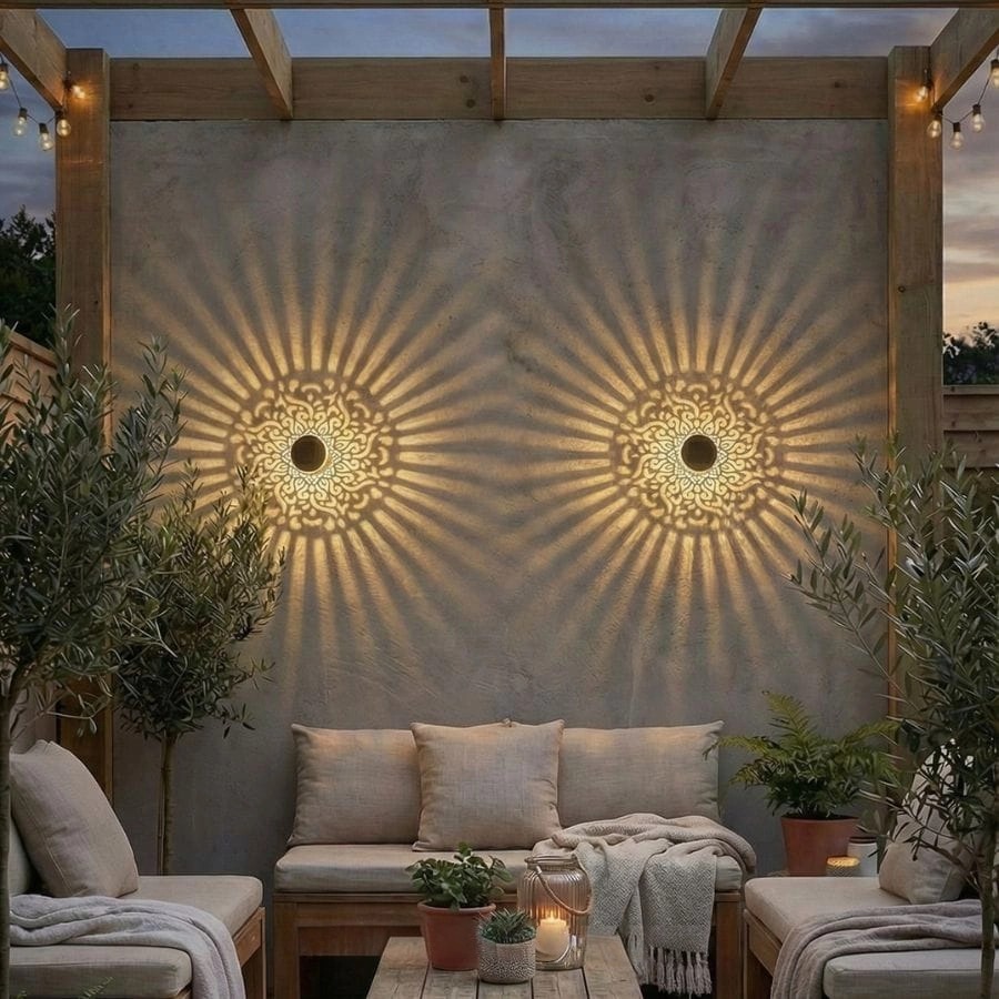 Decorative Solar Mandala Lights