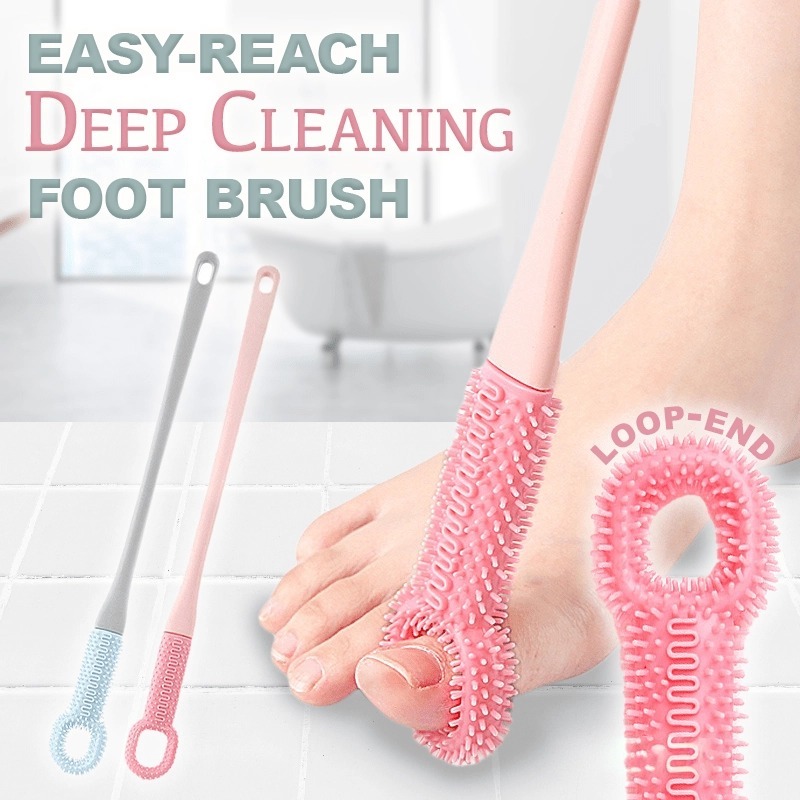 Easy-Reach Deep Cleaning Foot Brush