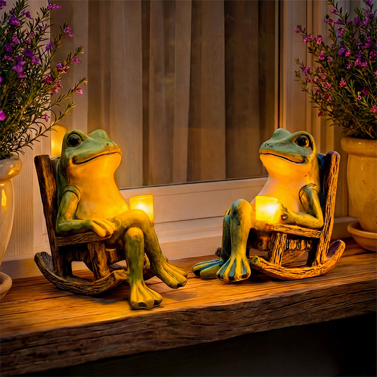 Glowing Garden Frog