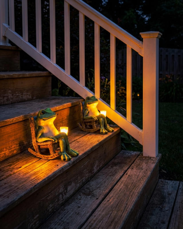 Glowing Garden Frog