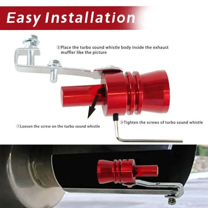 Turbo Sound Amplifier for Exhaust Pipes
