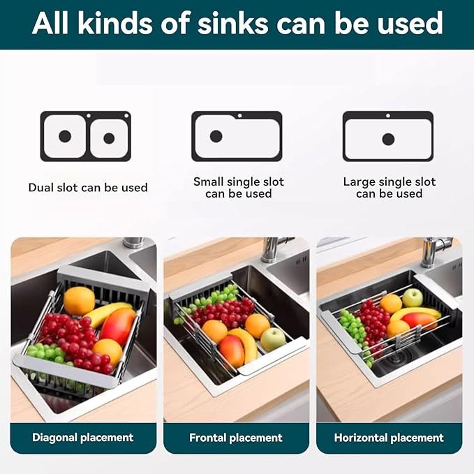 🔥HOT SALE-49% OFF🔥Extend kitchen sink drain basket