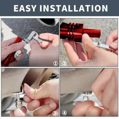 Turbo Sound Amplifier for Exhaust Pipes