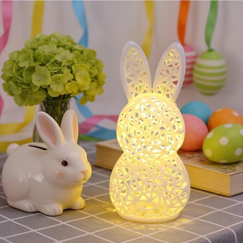 Easter Bunny LED Tabletop Lights Decorations