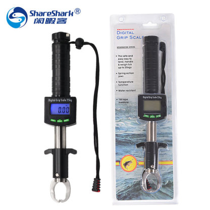  3-in-1 Digital Fish Gripper with Scale & Ruler | Fishing Lip Grip Tool