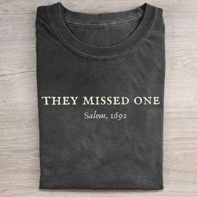 They Missed One Salem 1692 Witchy Aesthetic T-shirt