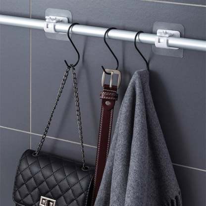 🔥Nail-Free Adjustable Curtain Rod Holders (Set of 2)