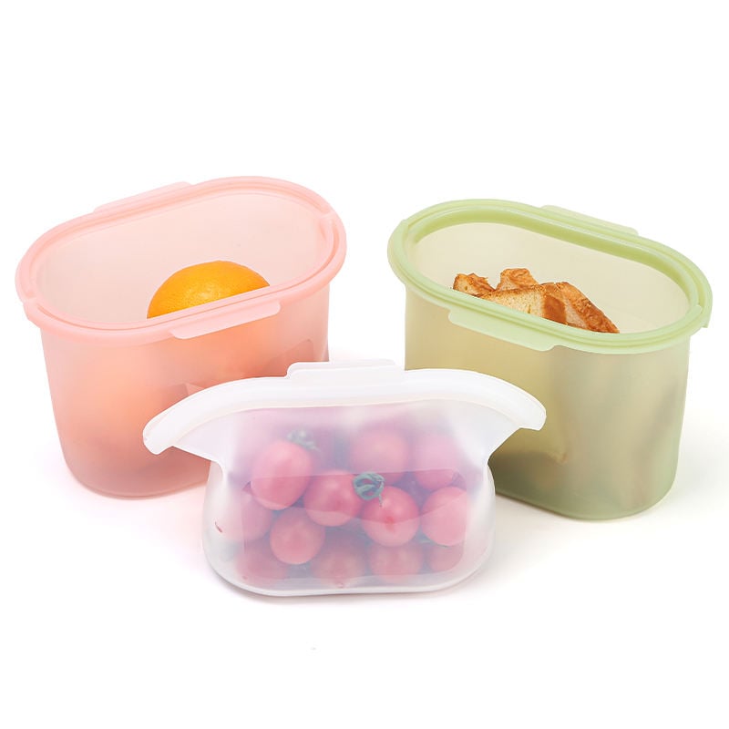 🏠Healthy silicone resealable storage bag🍴