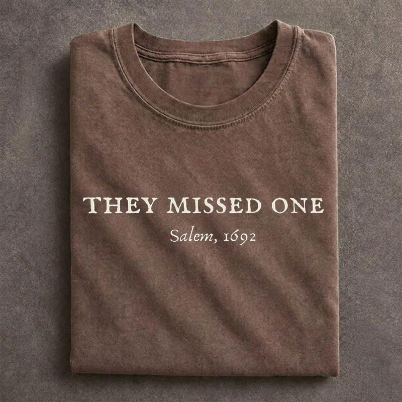 They Missed One Salem 1692 Witchy Aesthetic T-shirt