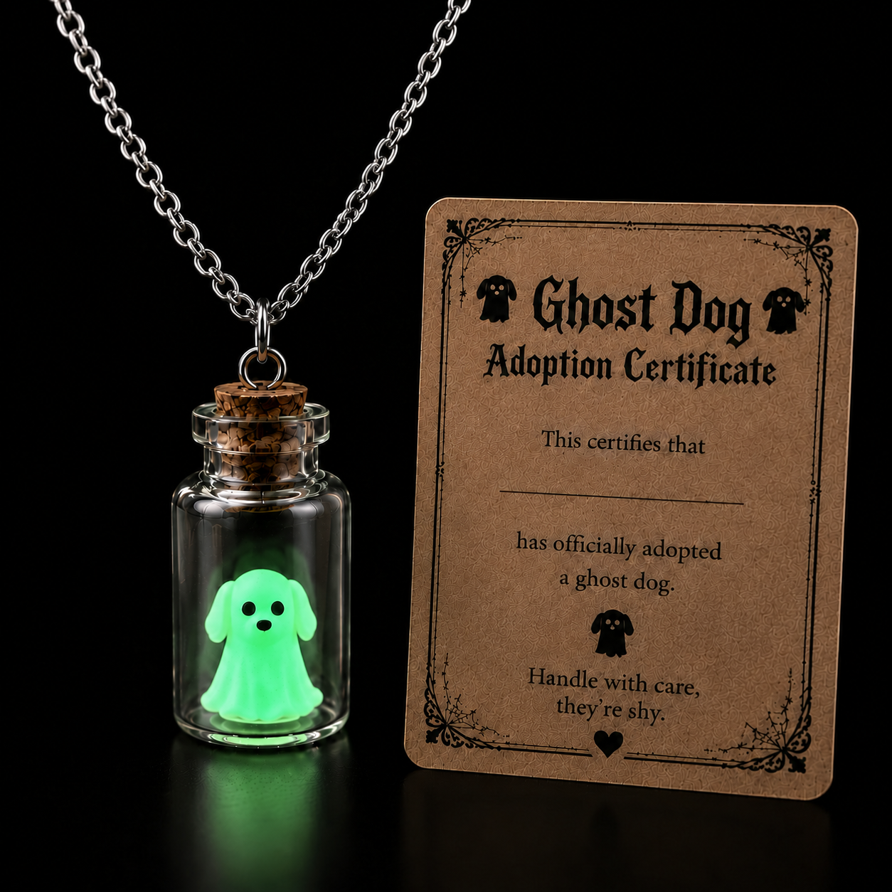 Ghost Adoption Necklace