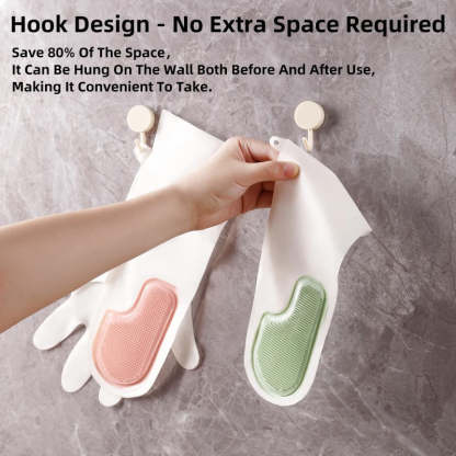 Scrubber Dishwashing Gloves