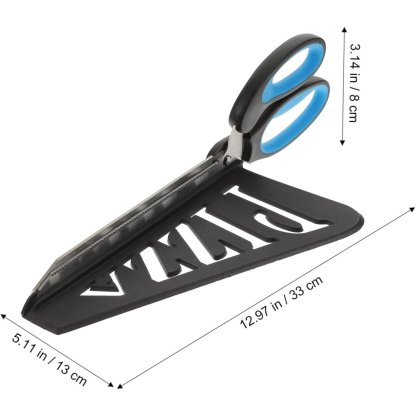 🍕✂️Stainless Steel Pizza Scissor, Non-Stick Pizza with Firm Grip Base, Grade Pizza,Slicer & Pizza Server