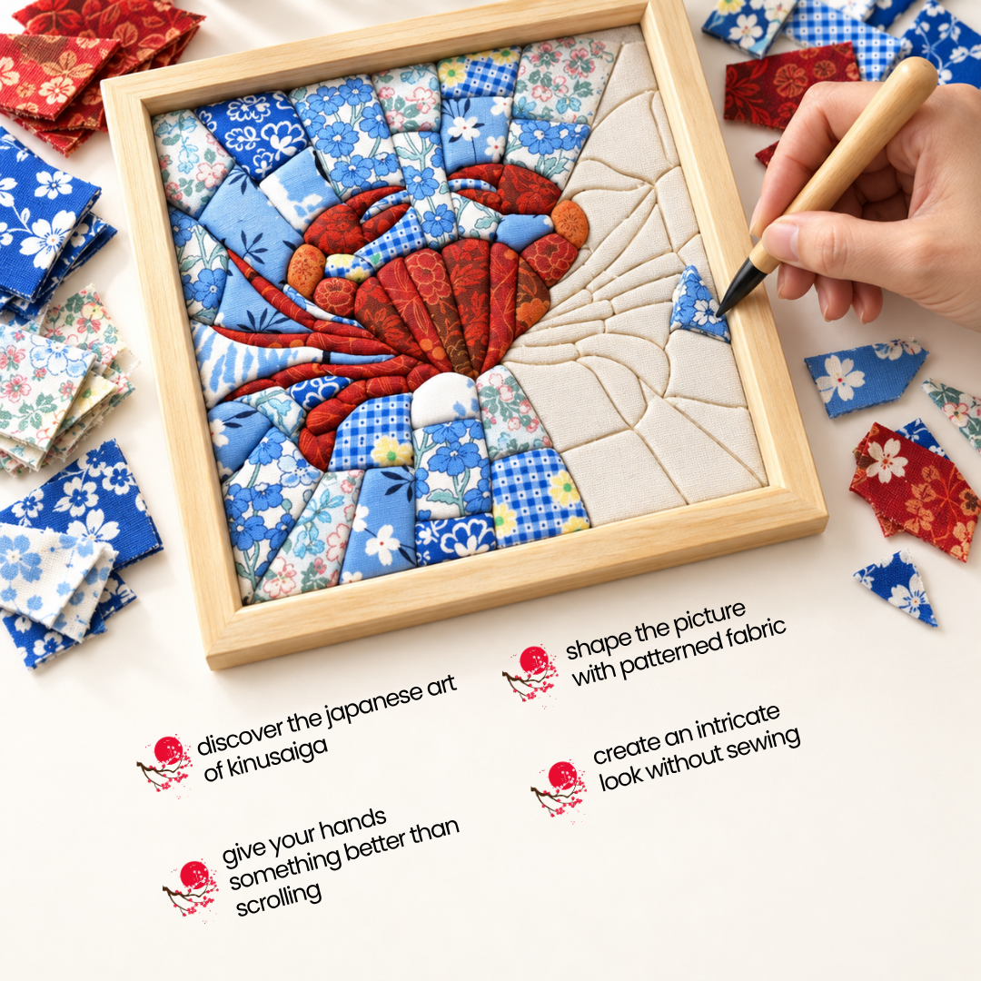 DIY Fabric Mosaic Art Kit