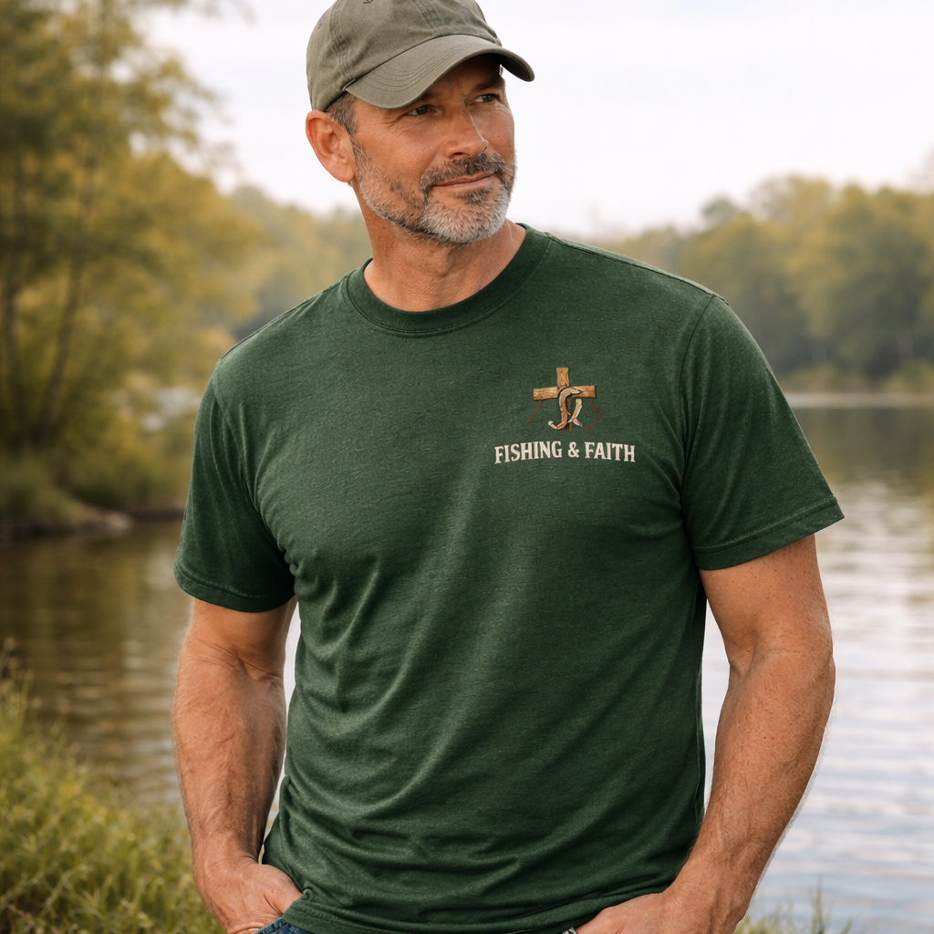 I've Got Fishing In My Veins And Jesus In My Heart T-Shirt