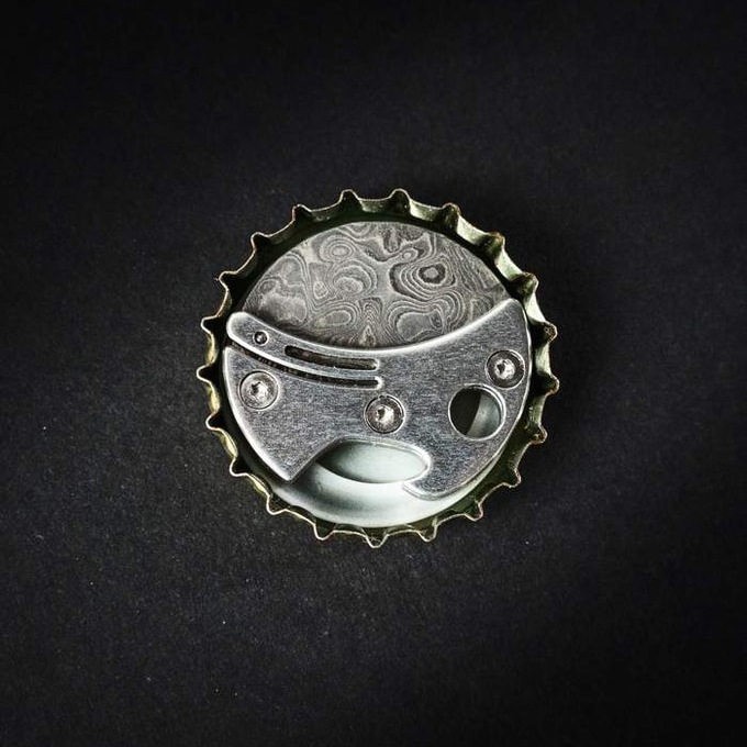 Mini Titanium Compact Bottle Opener & EDC Cutter