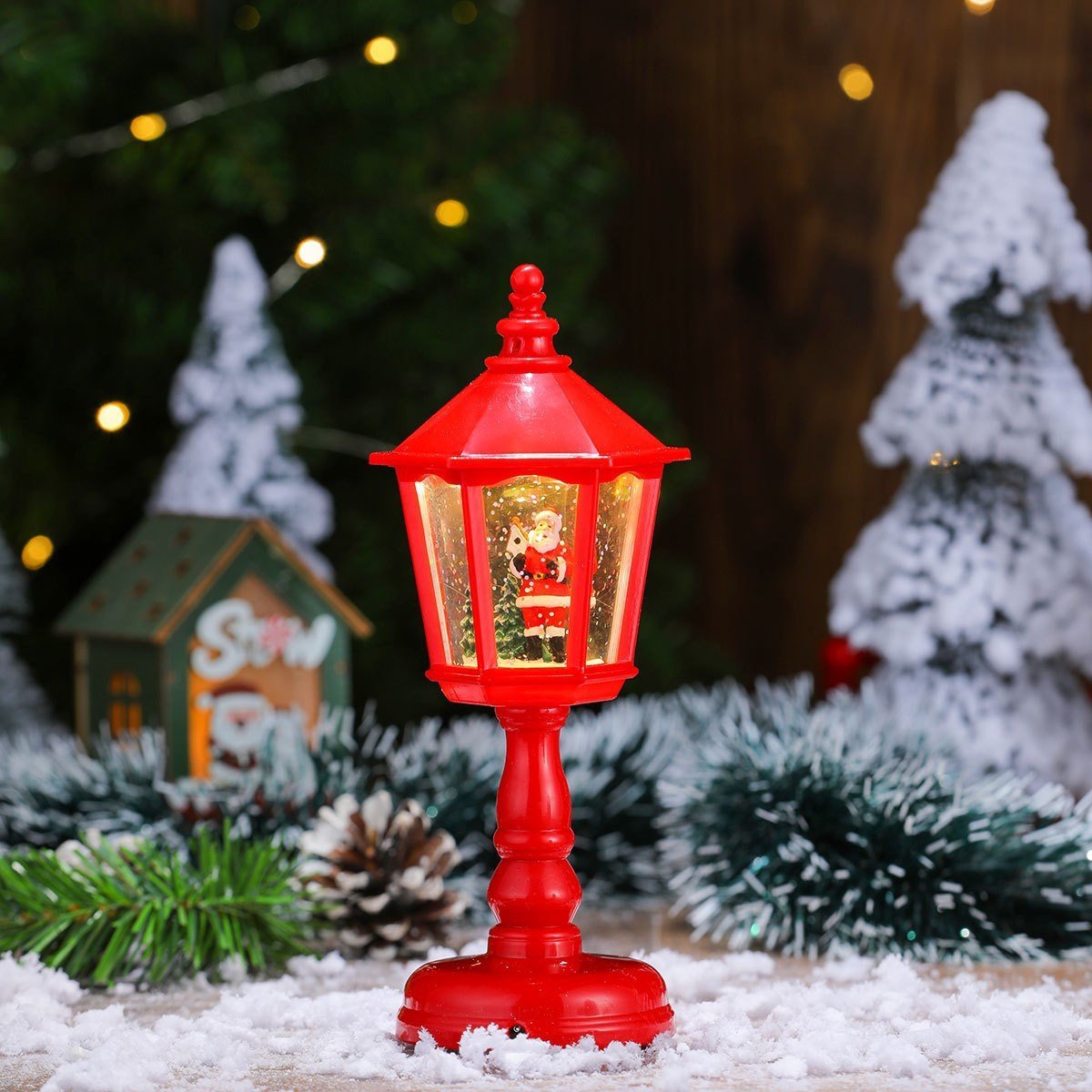 🎄🎅Christmas Themed Light Christmas LED Light Santa Claus Snowman Desktop Decoration Scene Arrangement