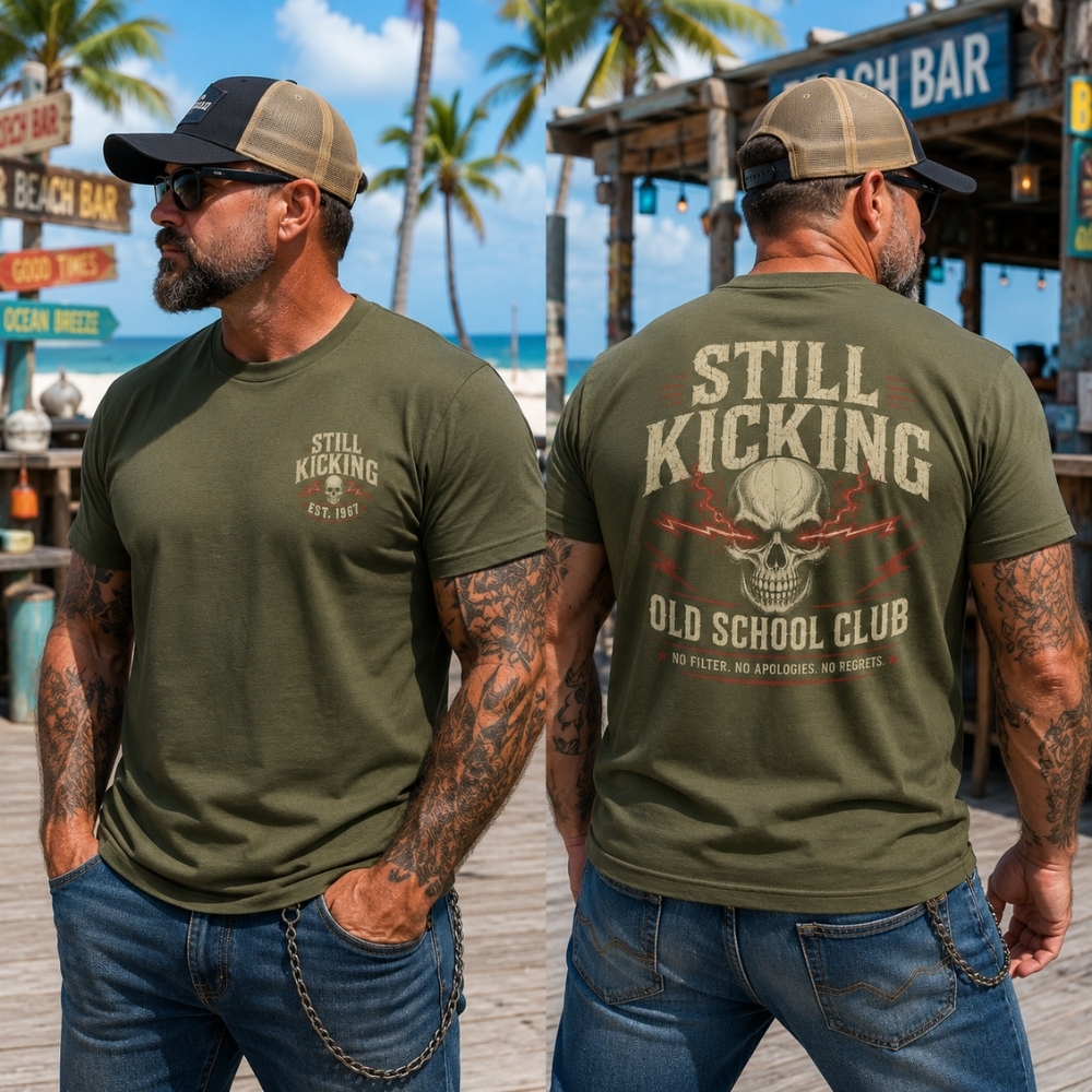 STILL KICKING™ Custom Year Shirt | Old School Club