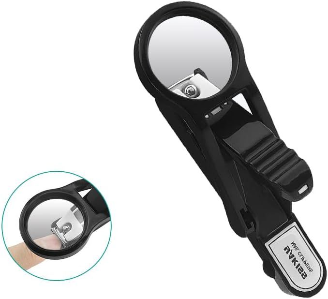 2X Magnifying Nail Clipper with Precision Blades