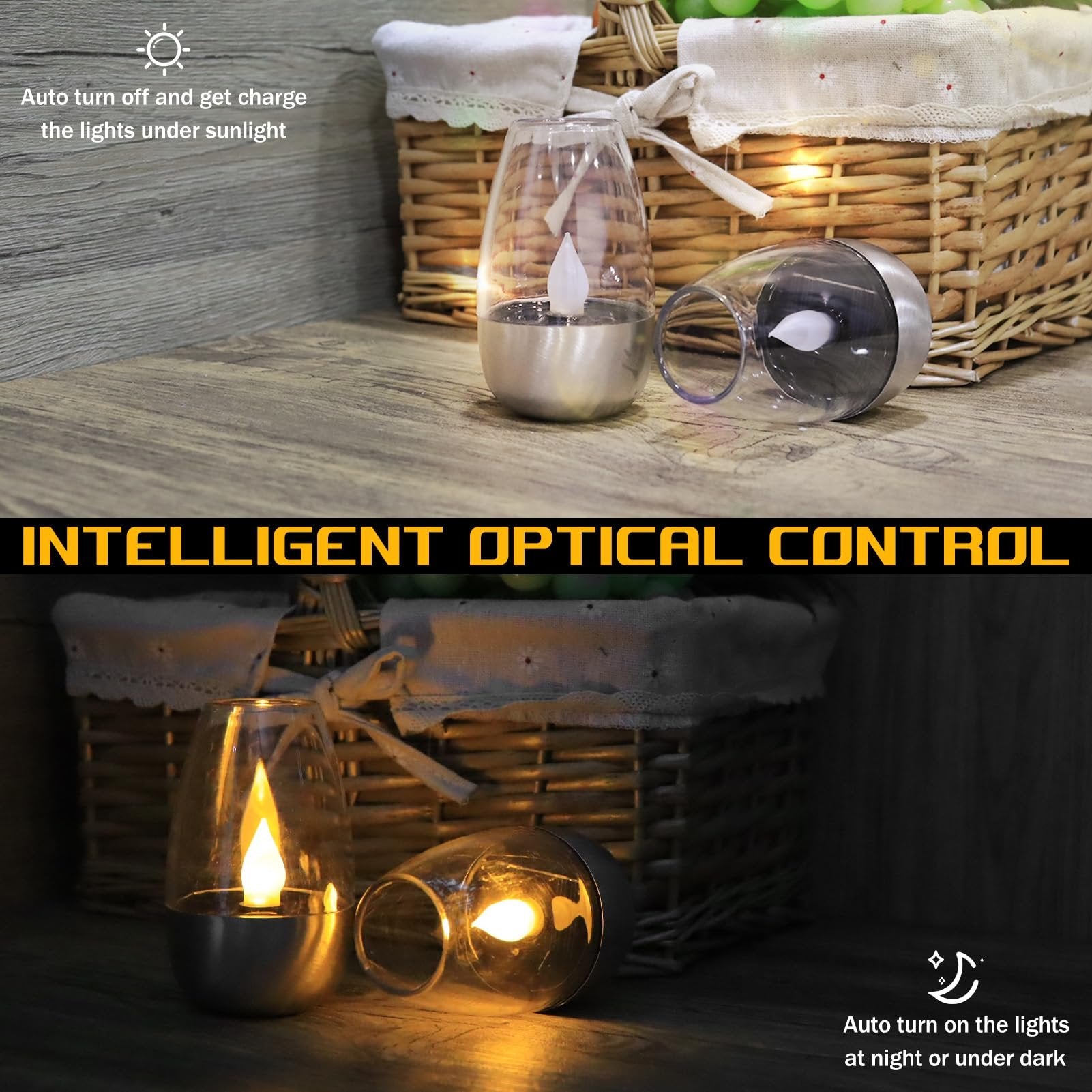 🔥Solar Candle Light: Flameless Ambiance Redefined