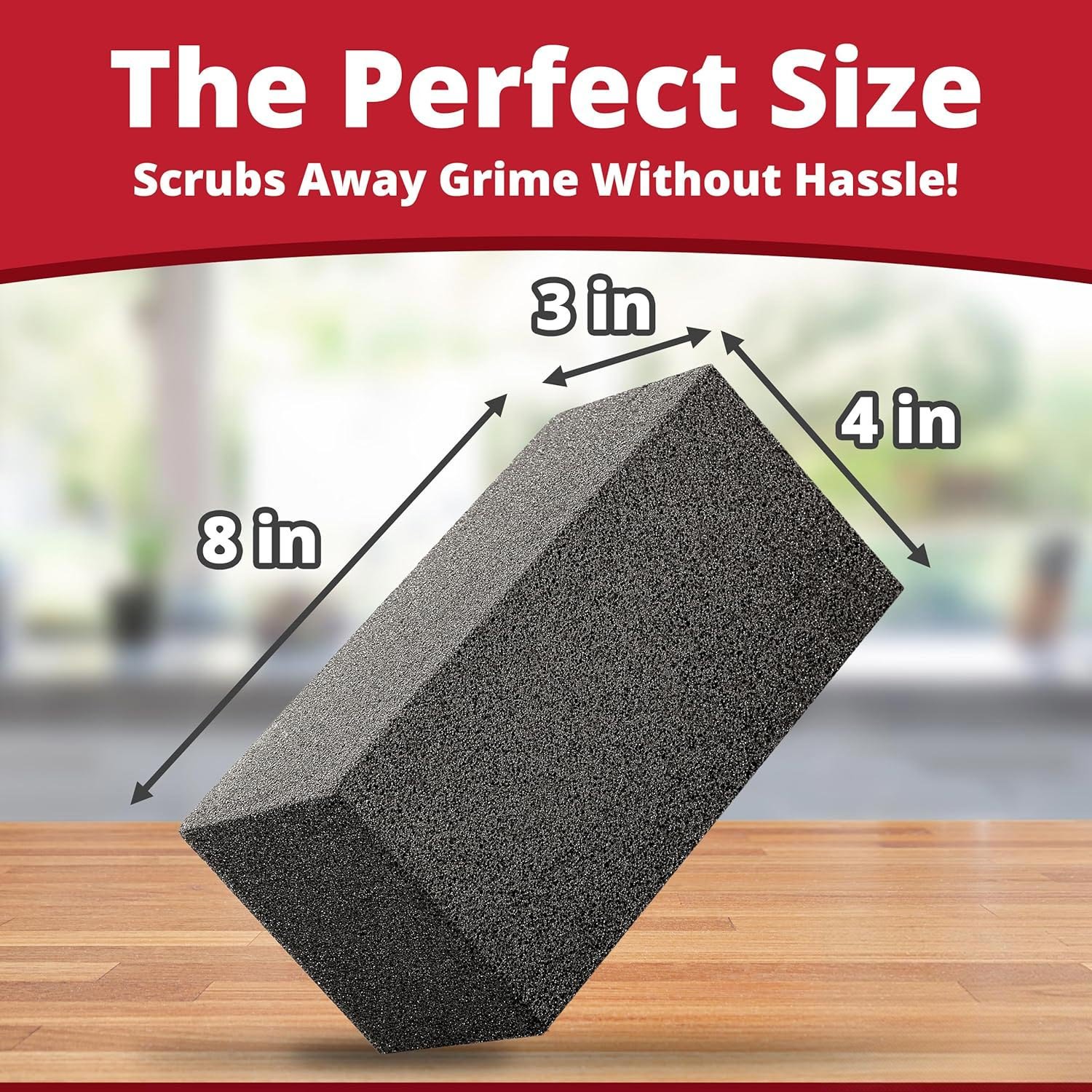 Heavy duty grill cleaning brick