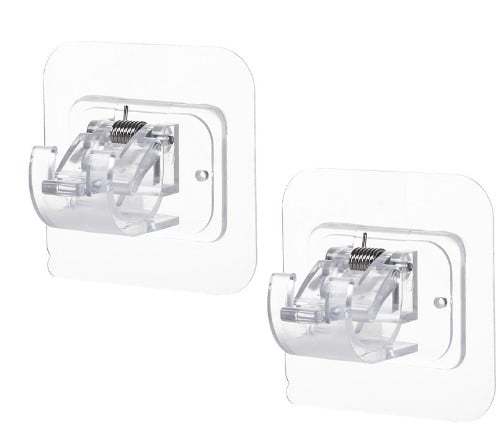 🔥Nail-Free Adjustable Curtain Rod Holders (Set of 2)