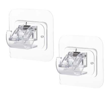 🔥Nail-Free Adjustable Curtain Rod Holders (Set of 2)
