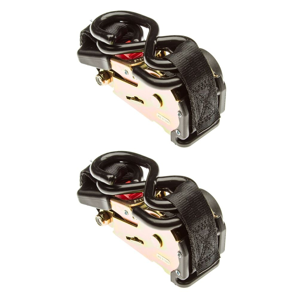 🔥Hot Sale-Auto Ratchet Strap Retractable Ratchet Tie-Down Straps