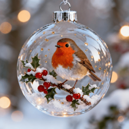 🔥🐦2026 Cute Birds Christmas  Bauble Collection