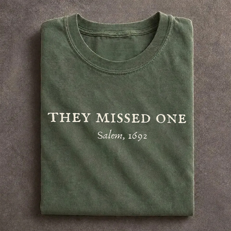 They Missed One Salem 1692 Witchy Aesthetic T-shirt