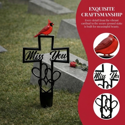 Metal Cemetery Memorial Plaque for Remembrance