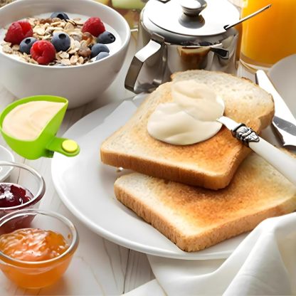 8-Pack Dip Clips for Plates Sets | Colorful Unbreakable Plastic Appetizer Platter Bowls | Party Snacking Tray