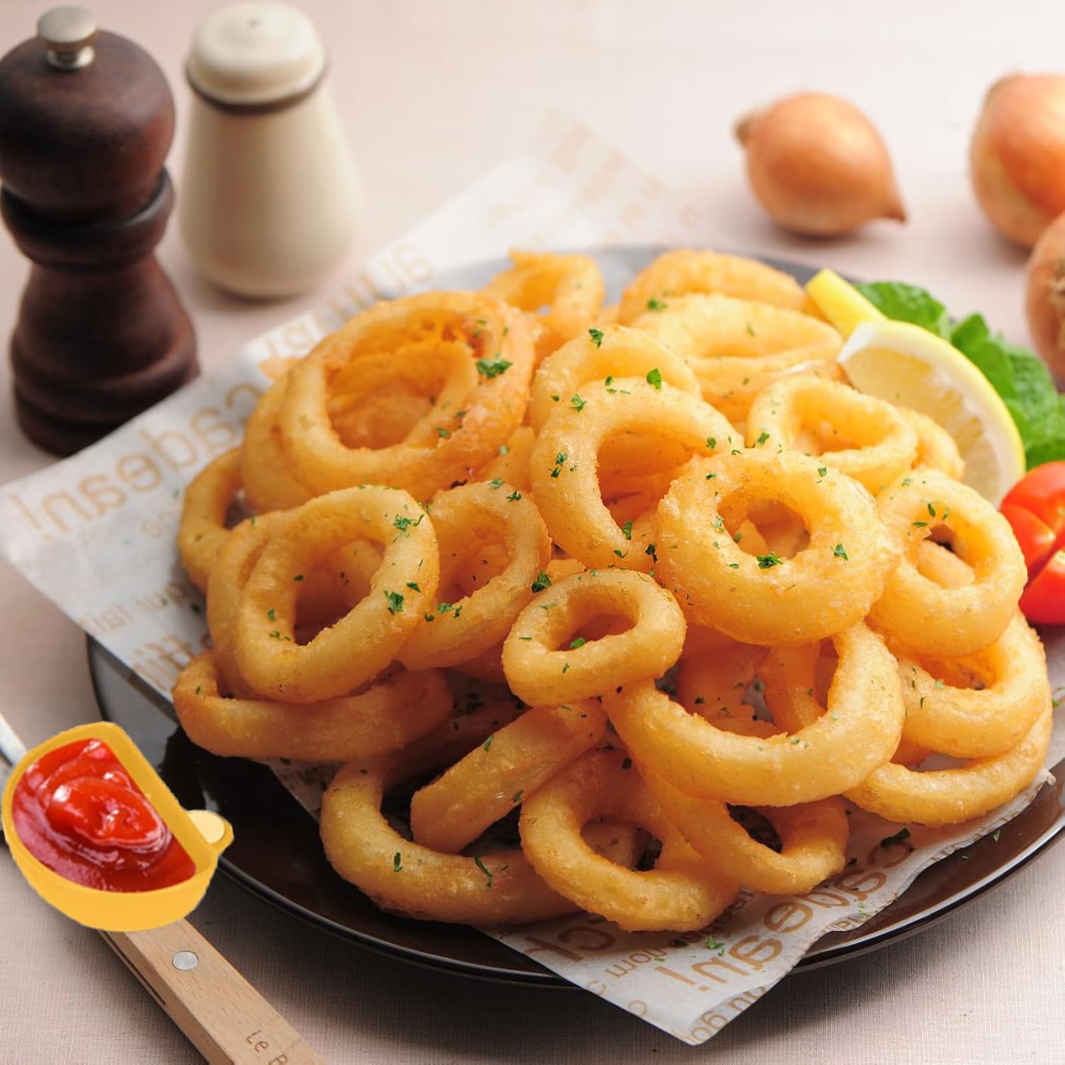 8-Pack Dip Clips for Plates Sets | Colorful Unbreakable Plastic Appetizer Platter Bowls | Party Snacking Tray